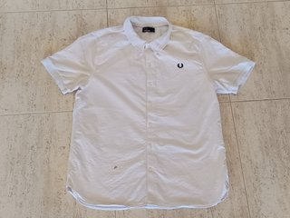 Camisa Fred Perry Blanca Talla XL