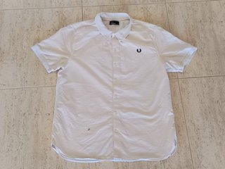 Camisa Fred Perry Blanca Talla XL