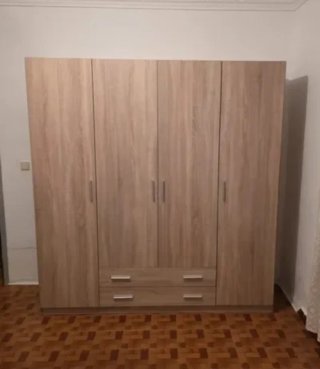Cama Matrimonial con Cabecero Tapizado