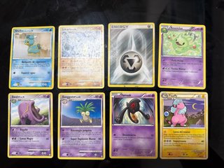 Lote Cartas Pokémon 2007-2010