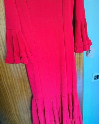 Traje de flamenca rojo