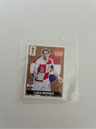 Cromo Luka Modric Extra Sticker Panini