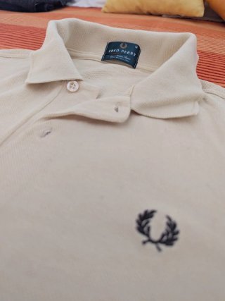 Polo Fred Perry Beige Talla M