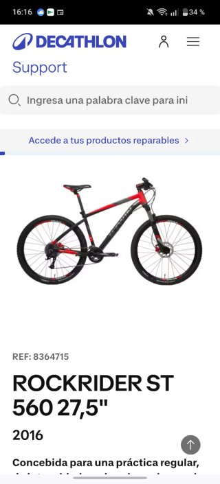 Bicicleta Rockrider 560