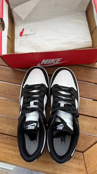 Nike Dunk Low Black White Talla 45 Nuevas