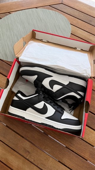 Nike Dunk Low Black White Talla 45 Nuevas