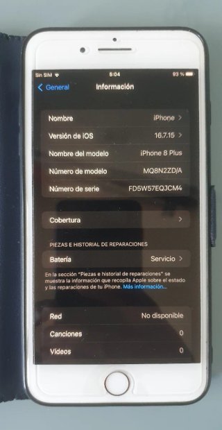 iPhone 8 Plus Apple Dorado/Plateado