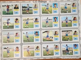 Malaga 1973-74 FHER: 16 cromos, Equipo completo