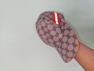 Gorra Gucci Marrón y Naranja Auténtica
