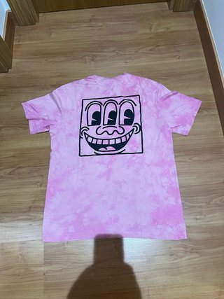 Camiseta H&M Tie-Dye Rosa Keith Haring