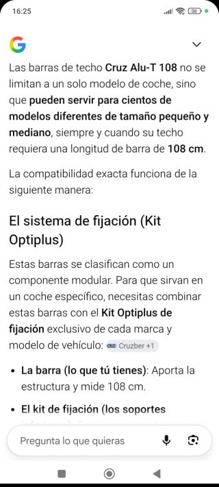 Portaequipajes Cruz ALU-T 108