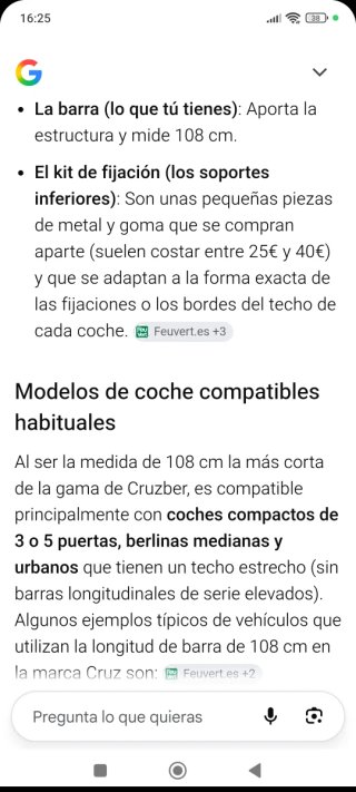 Portaequipajes Cruz ALU-T 108