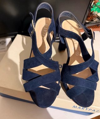 Tacones azules Talla 35