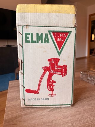 Picadora de carne vintage ELMA