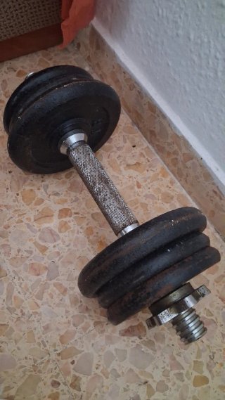 Pesas ajustables para gimnasio