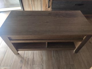 Mesa extensible de madera urge mudanza