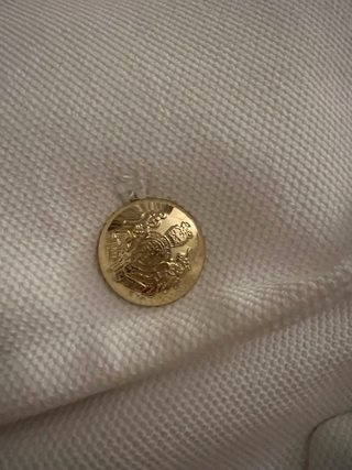 Blazer Blanco Polo Ralph Lauren con Logo Dorado