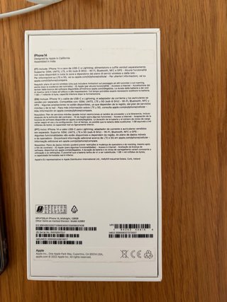 iPhone 14 128GB con factura
