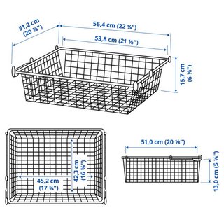 Cajones Ikea HJÄLPA 60x55cm