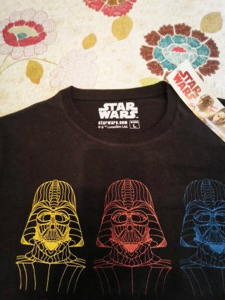 Camiseta Star Wars Darth Vader Negra Talla M
