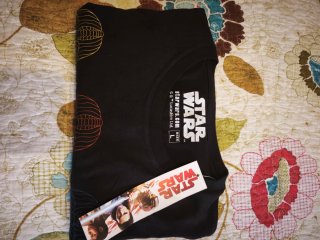 Camiseta Star Wars Darth Vader Negra Talla M