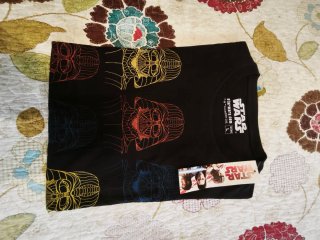 Camiseta Star Wars Darth Vader Negra Talla M