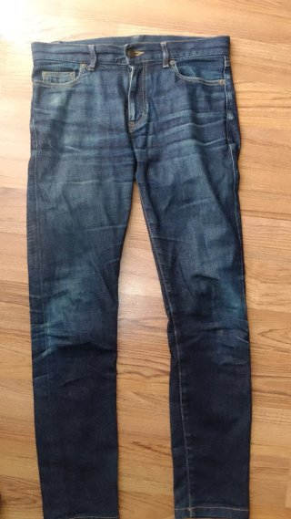 Saint Laurent Hedi Slimane Jeans Azules