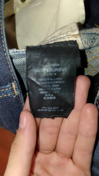 Saint Laurent Hedi Slimane Jeans Azules