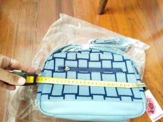 Bolso Caminatta Azul Mujer