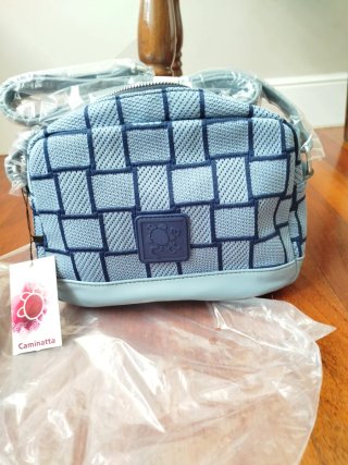 Bolso Caminatta Azul Mujer