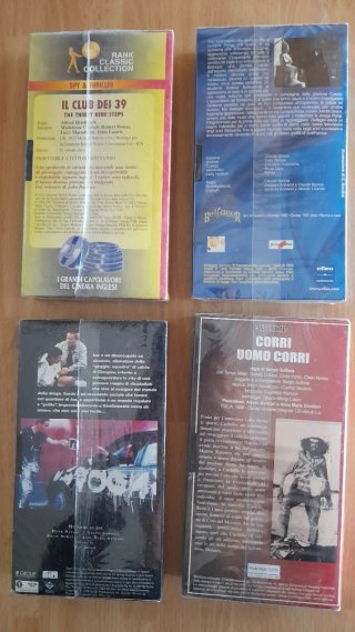 Cassette VHS vintage cinema d'autore,Cult e Anime