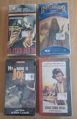 Cassette VHS vintage cinema d'autore,Cult e Anime