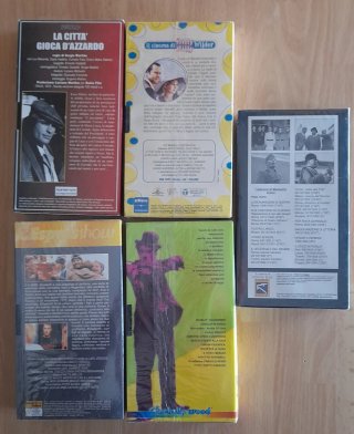 Cassette VHS vintage cinema d'autore,Cult e Anime