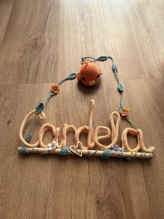 Columpio nombre Leo personalizado hecho a mano