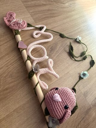 Columpio nombre Leo personalizado hecho a mano