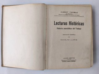 Libro Antiguo de LECTURAS HISTÓRICAS