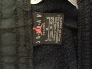 Pantalones Jordan Negros