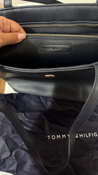 Bolso Tote Tommy Hilfiger azul marino