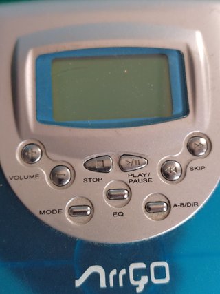 Reproductor CD MP3 Arrgo Vintage Plata/Blanco