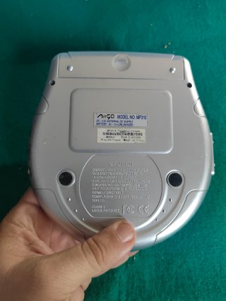Reproductor CD MP3 Arrgo Vintage Plata/Blanco