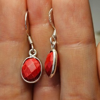 Pendientes Plata 925 coral