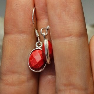 Pendientes Plata 925 coral