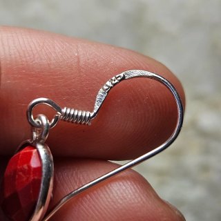 Pendientes Plata 925 coral