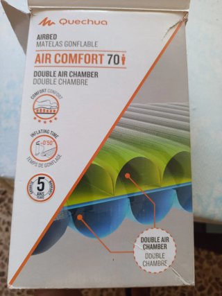 Colchoneta de camping Quechua