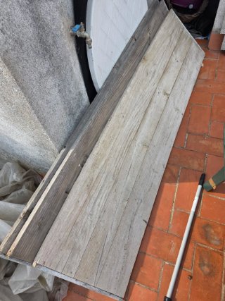 Tablones de madera para obra