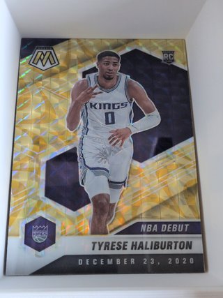 Tyrese Haliburton Reactive Yellow Mosaic 20-21
