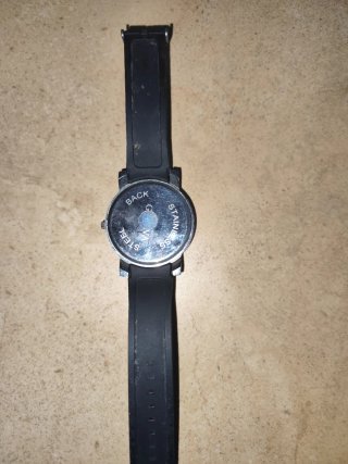 Reloj Deportivo Ferrari Negro y Plateado