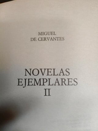 Cervantes - Novelas ejemplares (II)