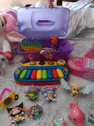 Lote Juguetes Niñas Unicornio Caja Musical
