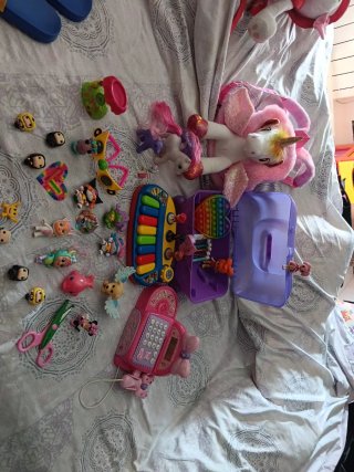 Lote Juguetes Niñas Unicornio Caja Musical